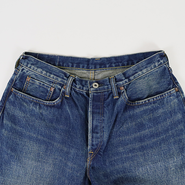 サンカ Sanca / 15.5OZ DENIM 5P TAPERED FIT USED INDIGO / S25FPT02 / テパードデニムパンツ / ユーズド加工 / メンズ / 日本製 デニム