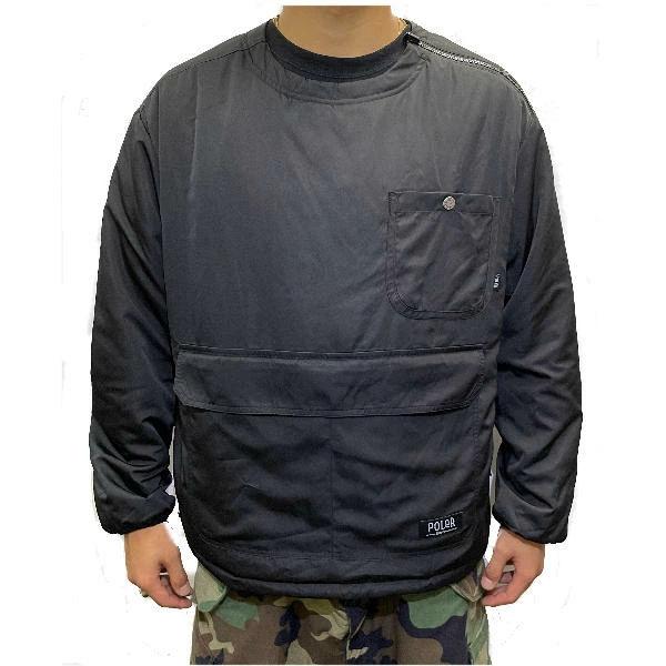 【POLER】ポーラー POLER REVERSIBLE NYLON PUFF CREW リバーシブル アノラックジャケット POLER】ポーラー POLER REVERSIBLE NYLON PUFF CREW リバーシブル