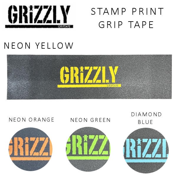 GRIZZLY】グリズリー STAMP PRINT GRIPTAPE グリップテープ デッキ