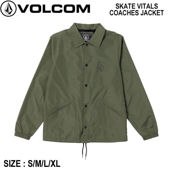 ボルコム 2023秋冬 SKATE VITALS COACHES JACKET メンズ コーチ