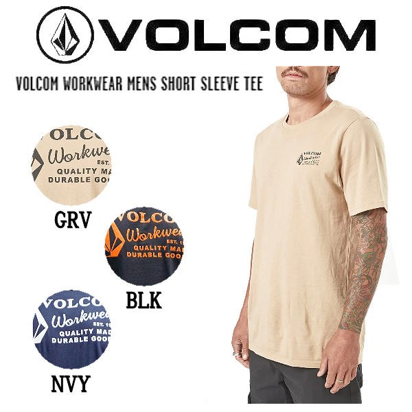 【VOLCOM】ボルコム 2023春夏 VOLCOM WORKWEAR MENS SHORT SLEEVE TEE メンズ Tシャツ 半袖｜au  PAY マーケット