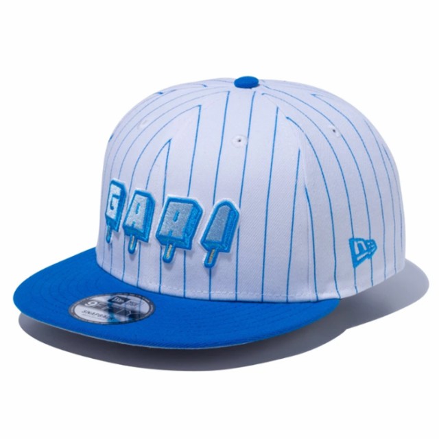 春物がお買い得 週末限定sale ニューエラ New Era 9fifty ガリガリ君 Gari ピンストライプ ホワイト 帽子 フラット キャップ 累計販売2万枚突破 Www Themarketleaders Co Il