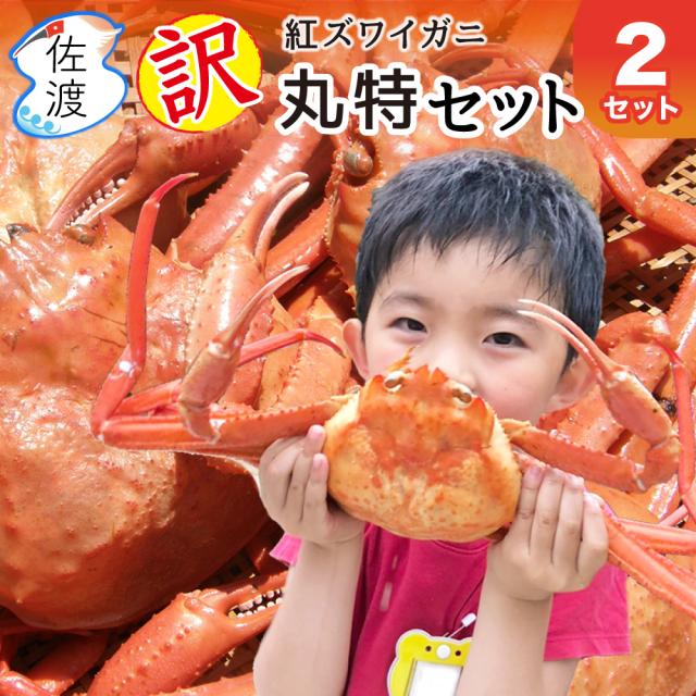 佐渡産紅ズワイガニ 訳あり 丸特2セット