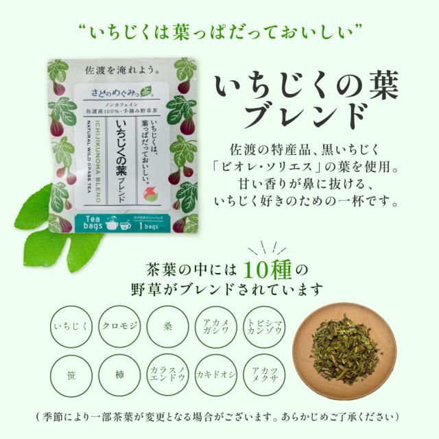 いちじくの葉ブレンド説明
