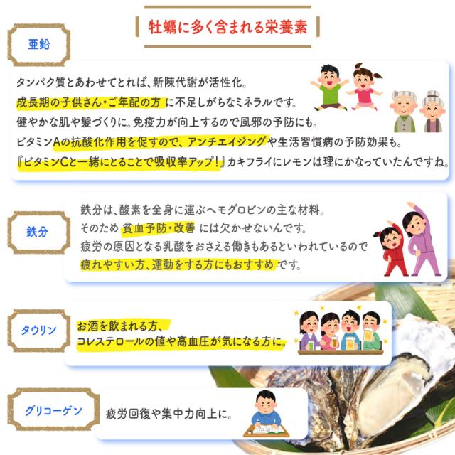 牡蠣の栄養素