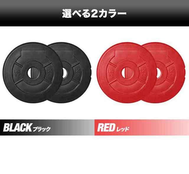 ダンベル バーベル 用 プレート 1.25kg 2個セット ポリエチレンコート