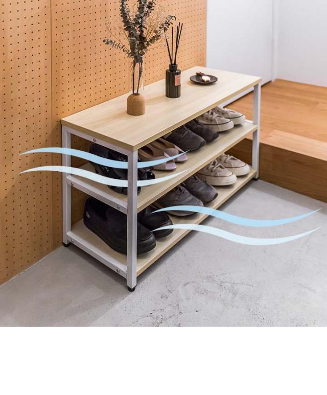 新品 Mangowood 玄関ベンチ 収納ベンチ 玄関ベンチ（玄関踏み台/玄関