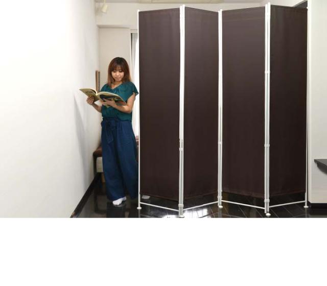 クロスパーテーション 4連 高さ200cm 布タイプ 北欧 目隠し 自立 安定