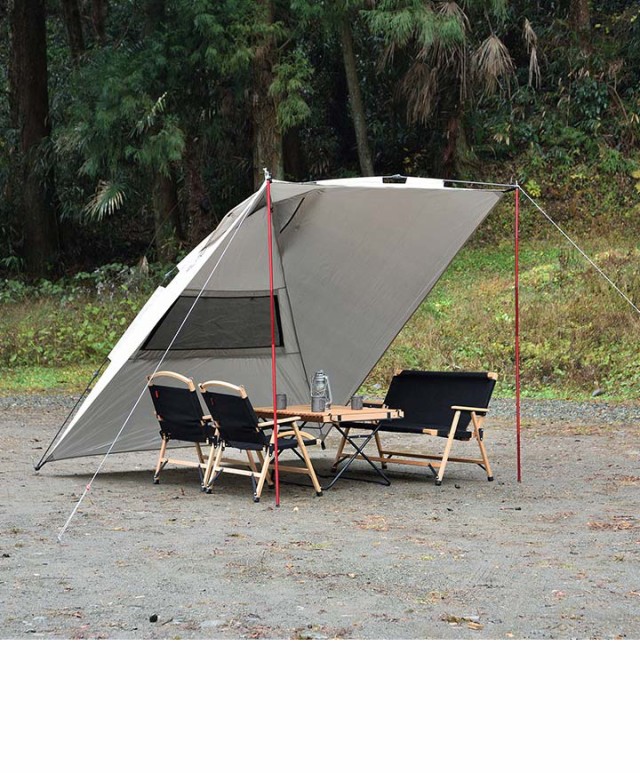 FIELDOOR ワンタッチ カーサイドタープ 230cm×280cm 車用 タープ