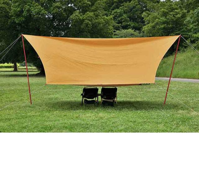 タープ テント タープテント ヘキサタープ T/C ポリコットン Lサイズ