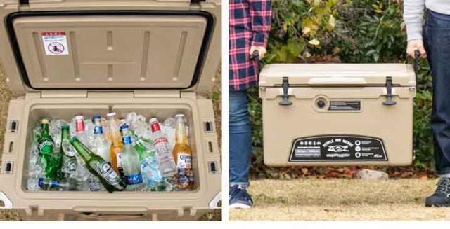 クーラーボックス 大容量 大型 42.5L/45QT ハードクーラー