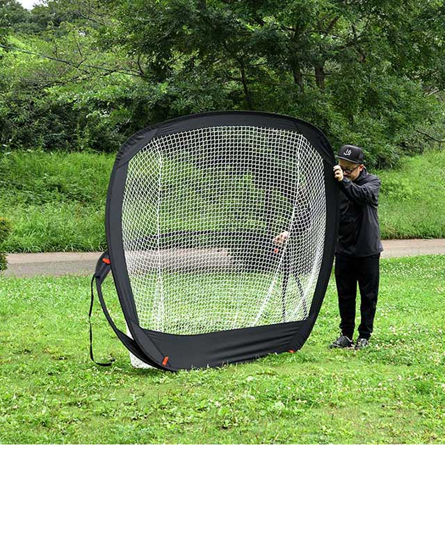 野球 練習 ネット バッティングネット ポップアップ式 折りたたみ