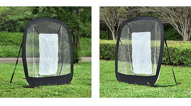 野球 練習 ネット バッティングネット ポップアップ式 折りたたみ