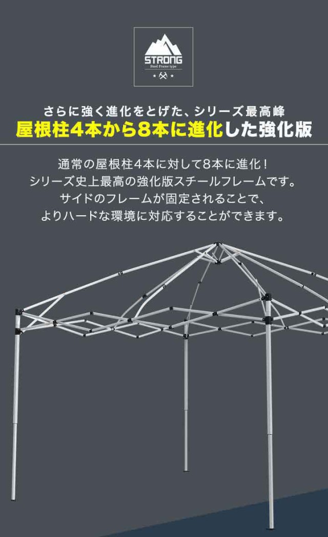 楽天市場】タープテント長方形 ワンタッチテント 1号サイズ 1.5
