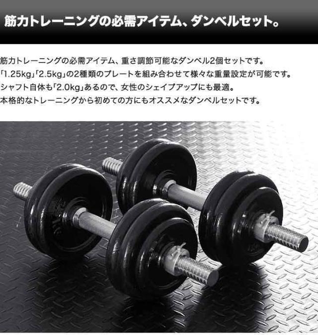 ダンベル 15kg 2個セット アイアンダンベル 15kg 2個 セット