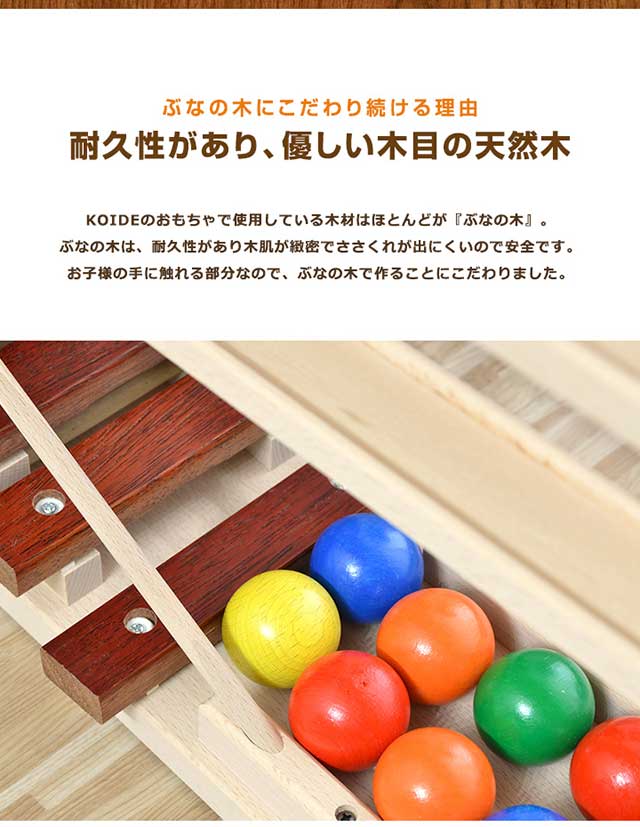 コイデ KOIDE 日本製 おもちゃ 玩具 コロコロシロホン M64 木琴