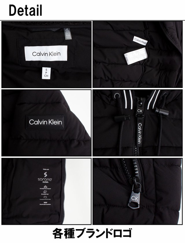 カルバン・クライン Calvin Klein ジャケット アウター 中綿 フード