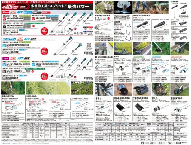 マキタ) グラウンドトリマ アタッチメント A-76146 EN424MP 長さ