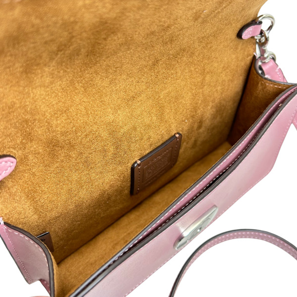コーチ バッグ レディース COACH ショルダーバッグ レザー エライザ スモール フラップ クロスボディ CP045 SVOUS トゥルーピンク コーチ バッグ レディース COACH ショルダーバッグ レザー エライザ
