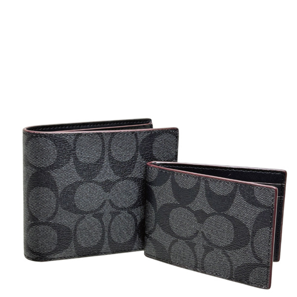 コーチ 財布 メンズ COACH 折り財布 シグネチャー 3in1