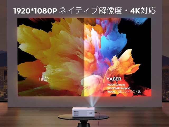 定価35,988円 プロジェクター 10000lm 4K対応 5G & 2.4G