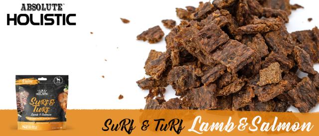 アブソルート エアドライトリーツ サーフ＆ターフ ラム＆サーモン