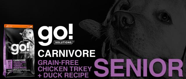 GO! SOLUTIONS　ゴー　カーニボア　チキンターキー＋ダック　シニア