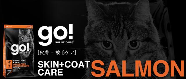 GO! SOLUTIONS 皮膚＋被毛ケア グレインフリーサーモンレシピ キャットフード