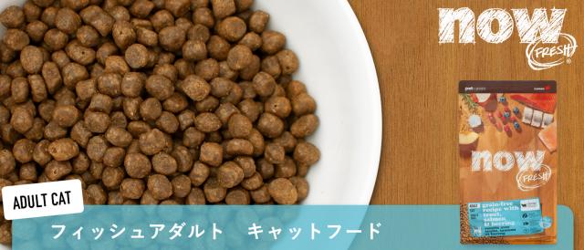 ナウフレッシュ グレインフリー　フィッシュ　アダルトキャット　キャットフード