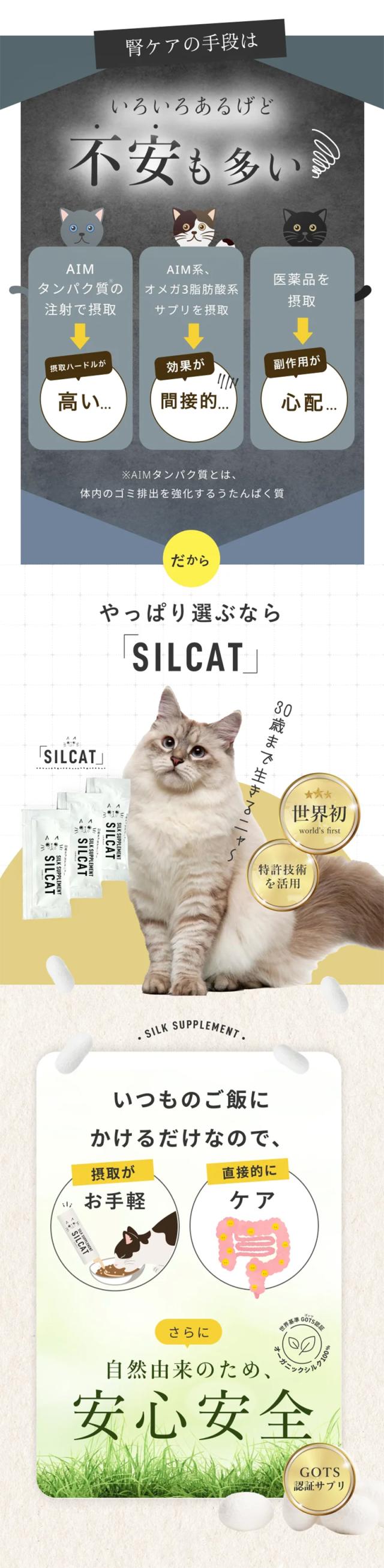 腎ケアの手段はいろいろあるけど不安も多い　やっぱり選ぶならSILCAT