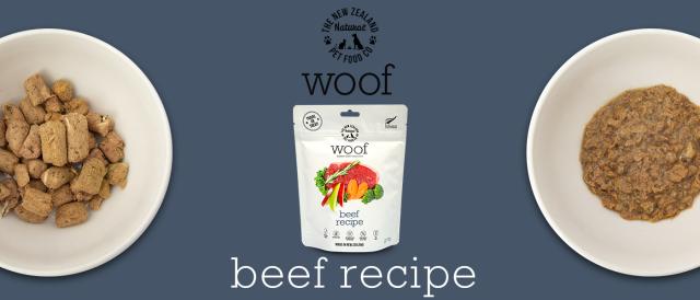 WOOF ワフ フリーズドライドッグフード ビーフ