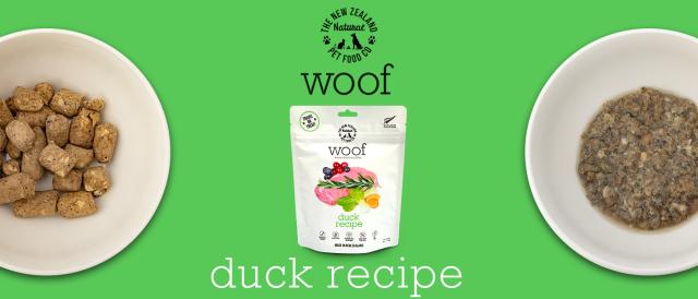 WOOF ワフ フリーズドライドッグフード ダック