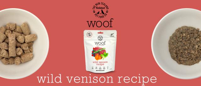 WOOF ワフ フリーズドライドッグフード ワイルドベニソン