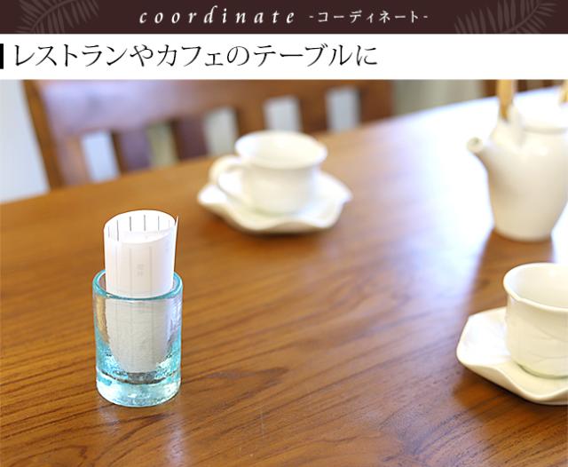 伝票立て　ガラス　アジアン