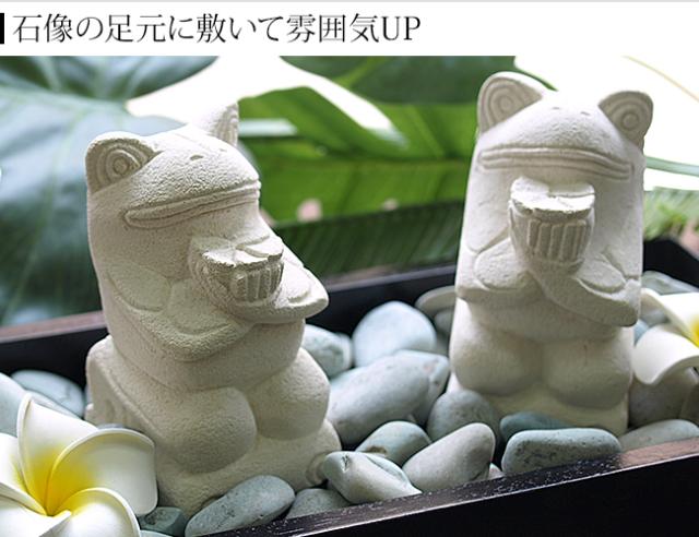 観葉植物 化粧石 土隠し