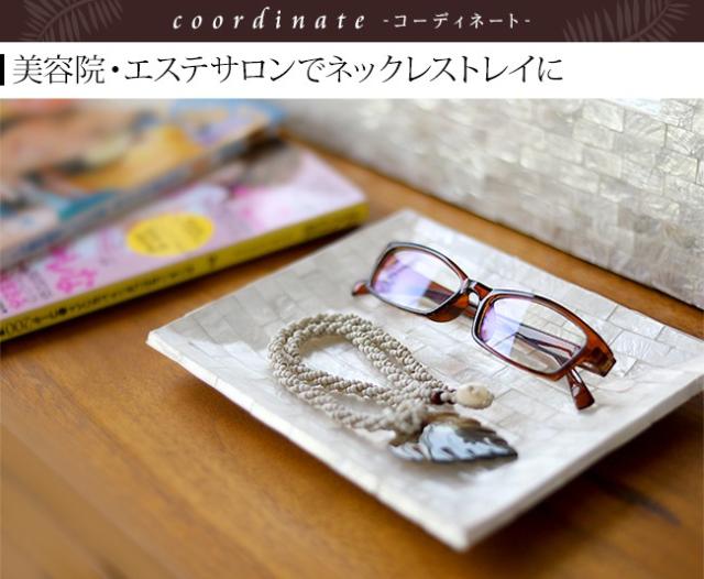 ネックレストレイ、メガネトレイ　シェル