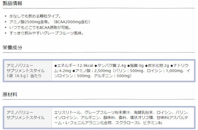 ミズノ mizuno amino value/アミノバリュー サプリメントスタイル 【4.5ｇ×1袋】の通販はau PAY マーケット -  ムラウチドットコム｜商品ロットナンバー：580916073