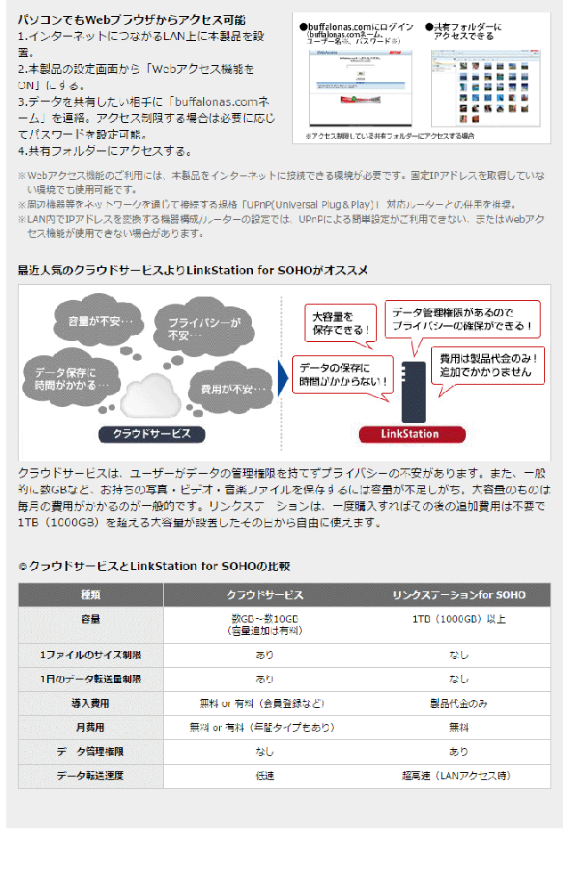 1ドライブnas Lan接続ハードディスク Buffalo 1tb Nas Ls210dn0101b For 通販 Soho Linkstation バッファロー Aspatalservices Com