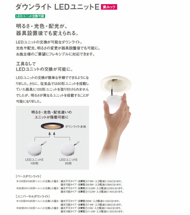 売り切れ必至 Panasonic パナソニック Lgblb1 Ledベースダウンライト Ledユニットe 電球色 拡散 調光可能 天井埋込型 60 Off Farmerscentre Com Ng