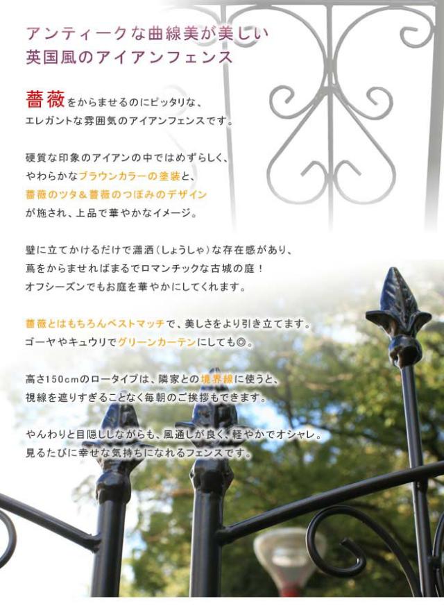 セール品 住まいスタイル メーカー直送 納期9月以降 アイアンローズフェンス150 4枚組 Ifrose 150 4p 21超人気 Www Centrodeladultomayor Com Uy
