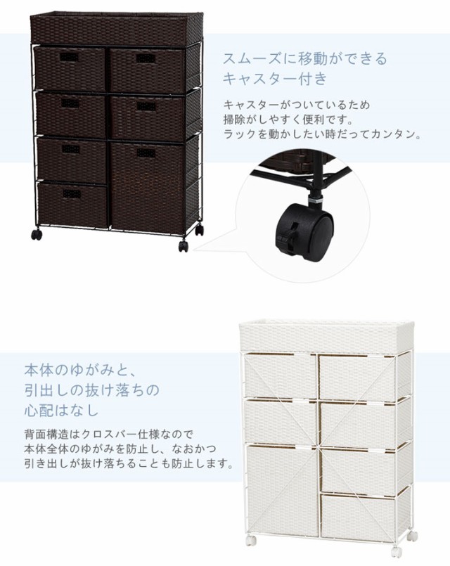 最安値新作 HAGIHARA RAN-2418DBRの通販はau PAY マーケット - ムラウチドットコム|商品ロットナンバー:489443892 ハギハラ メーカー直送代引不可 ランドリー(引出し7杯) ブラウン 安い最安値