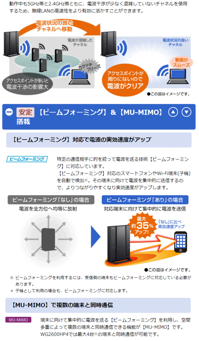 正規品通販 NEC 11ac&4ストリーム(4×4)対応 無線LANルーター メッシュ中継機能+安定通信機能搭載 PA-WG2600HP4の通販はau PAY マーケット - ムラウチドットコム|商品ロットナンバー:489443937 在庫あ