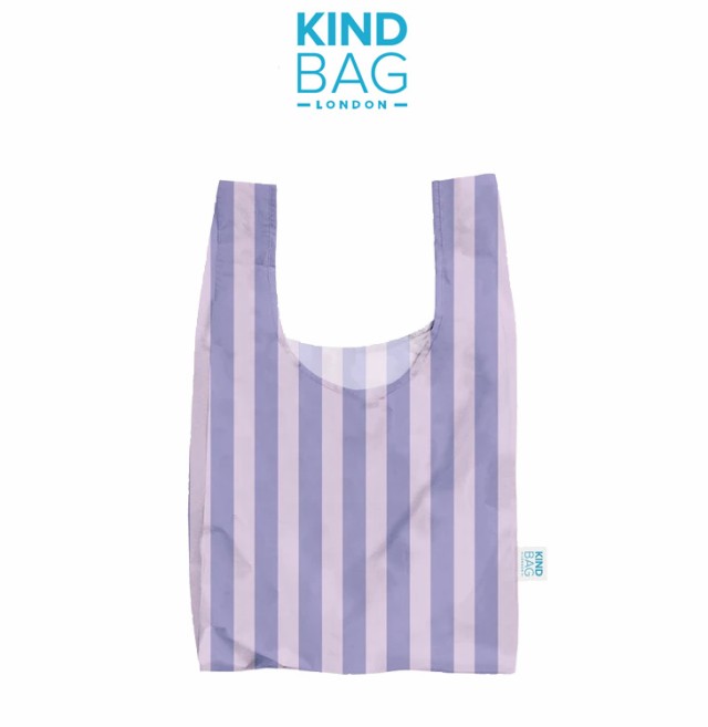 KIND BAG カインドバッグ 英国ブランド エコバッグ Purple stripes