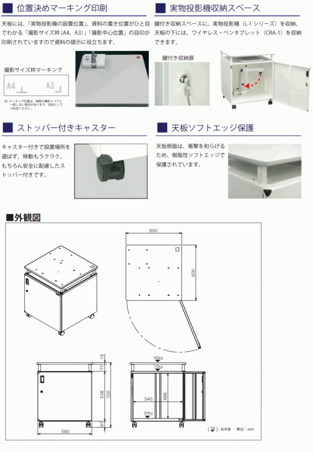 期間限定送料無料 エルモ Elmo キャンセル みエルモん 実物投影機 専用ワゴン クラスルームワゴン Crw 1 格安 Olsonesq Com