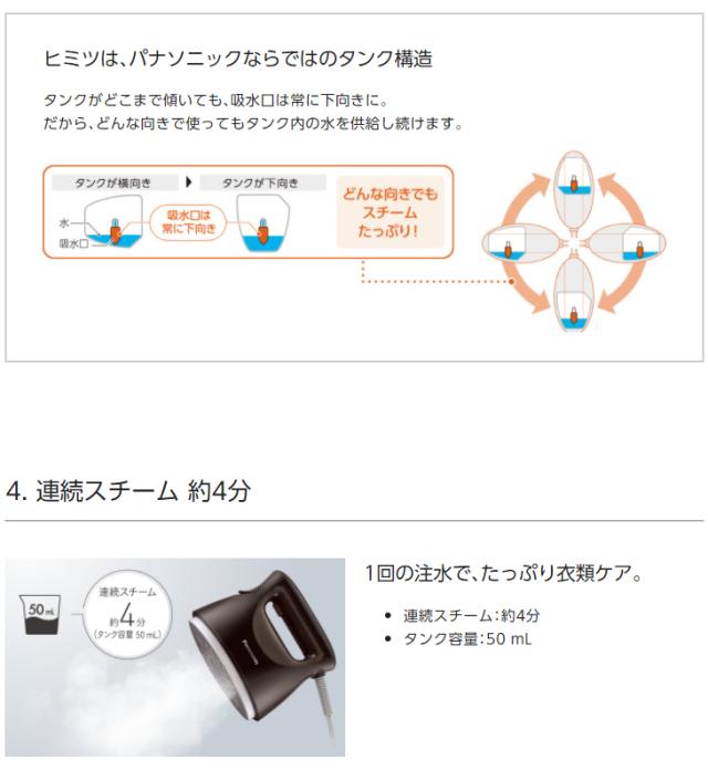 新品即決 Panasonic パナソニック Ni Fs570 T 衣類スチーマー ダークブラウン 最先端 Uffordlaw Com