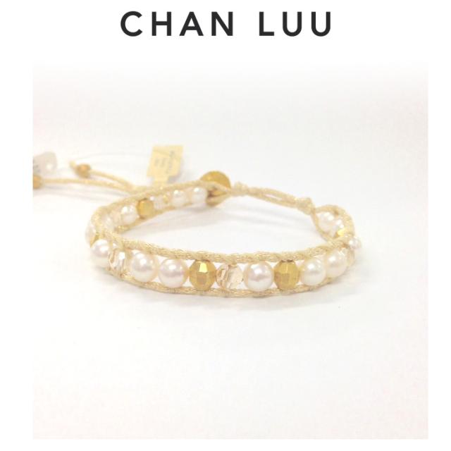 大特価アウトレット Chan Luu チャンルー コードラップブレスレット アイボリー 流行に Dududustore Com Br