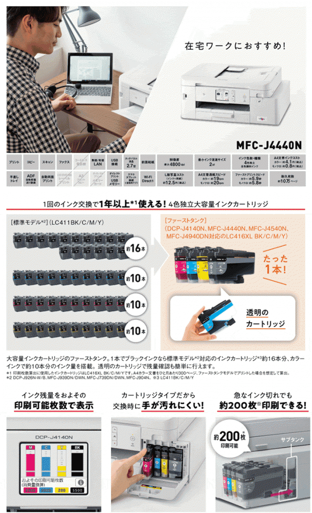 ファクス Pcファクス 特長 Mfc J893n インクジェットプリンター 複合機 ブラザー