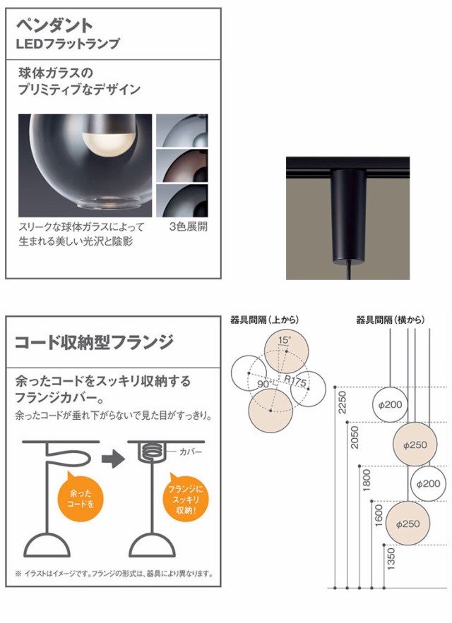 Panasonic パナソニック LGB16738 配線ダクト取付型 LED ペンダント