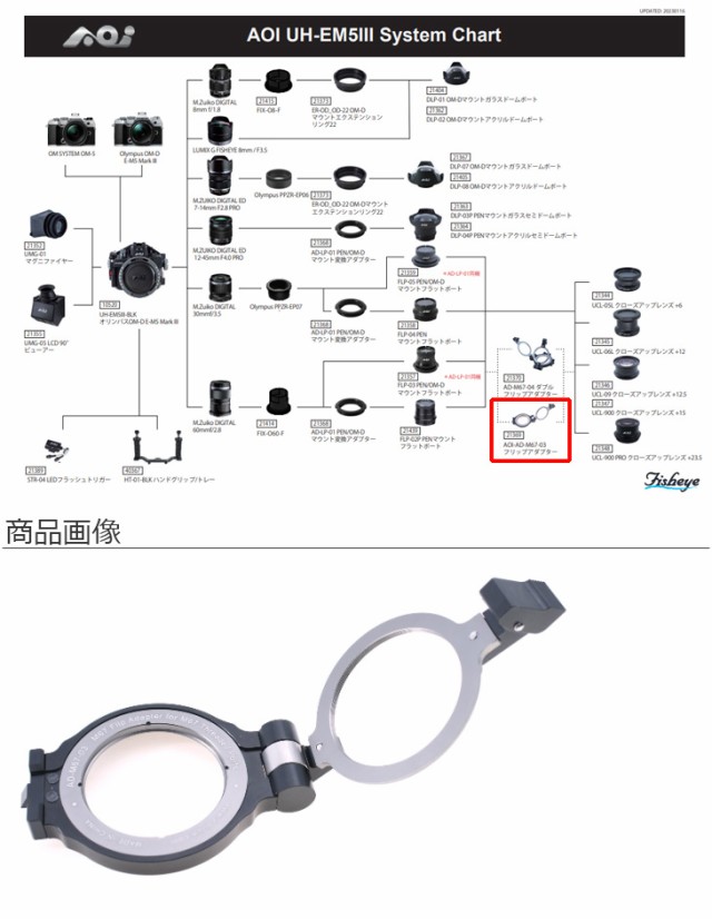 AOI エーオーアイ 21369 AOI-AD-M67-03 フリップアダプターの通販はau