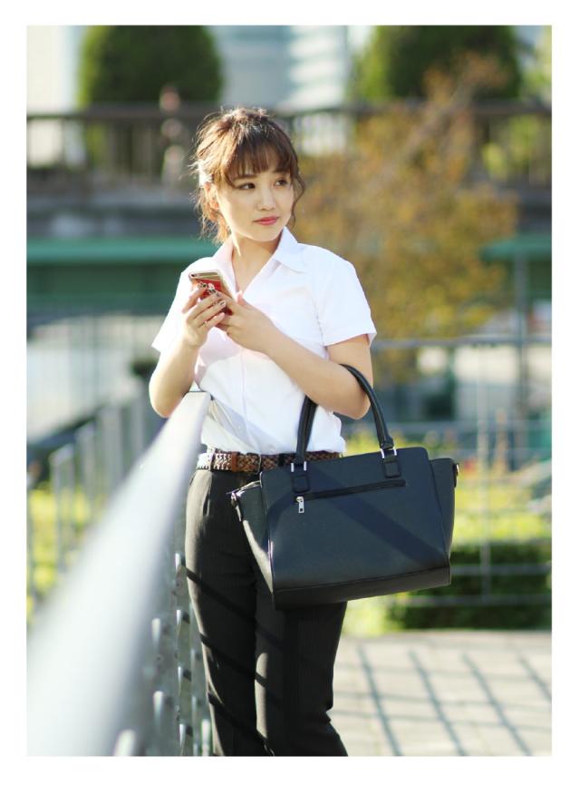 ストレッチレディース半袖長袖シャツブラウス